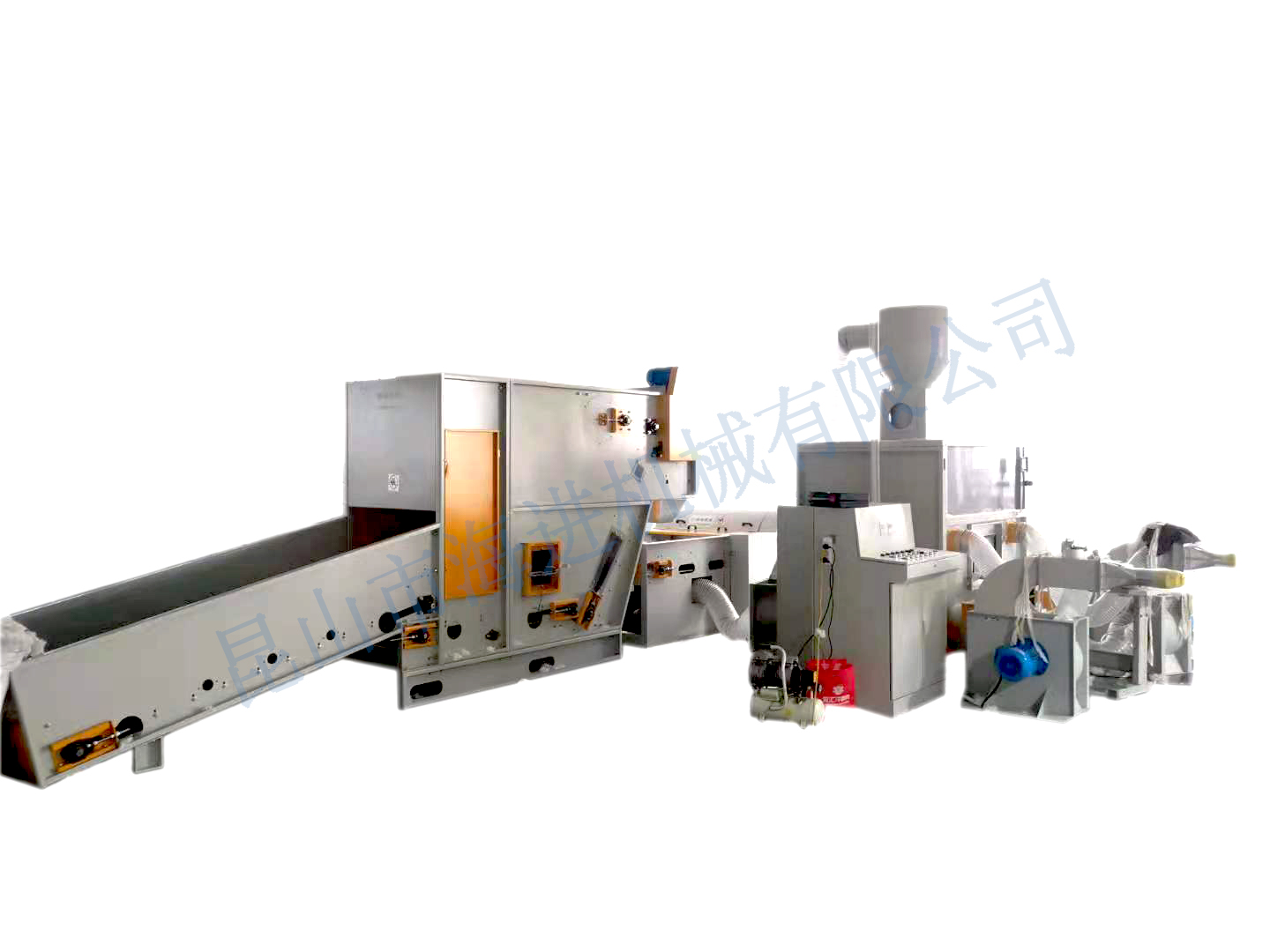 HJCM-500自動(dòng)沙發(fā)充棉流水線